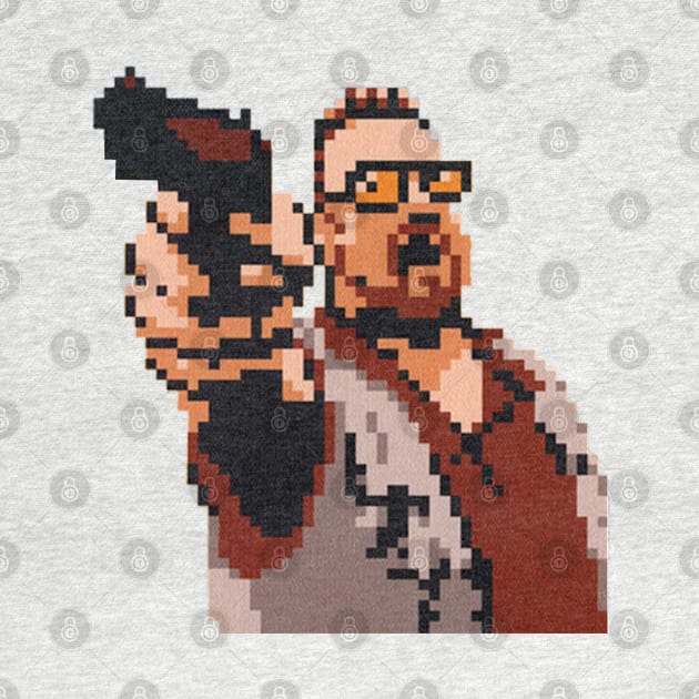 John Goodman 8-bit by cristianvan